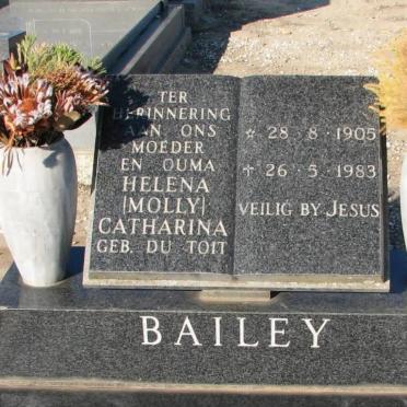 BAILEY Helena Catharina nee DU TOIT 1905-1983