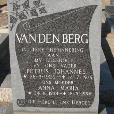 BERG Petrus Johannes, van den 1926-1979 &amp; Anna Maria 1934-1996