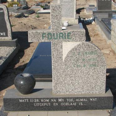 FOURIE J.J. 1930-19??