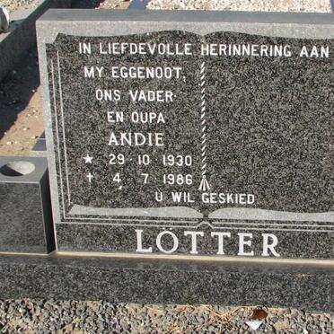 LOTTER Andie 1930-1986