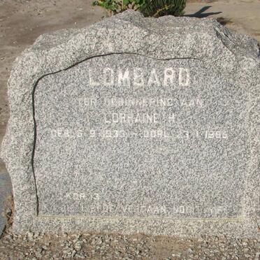 LOMBARD Lorraine H. 1933-1996