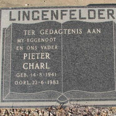 LINGENFELDER Pieter Charl 1941-1983