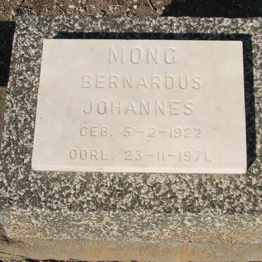 MONG Bernardus Johannes 1922-1971