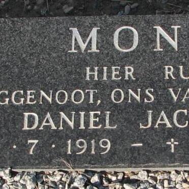 MONG Daniel Jacobus 1919-1973