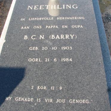 NEETHLING B.C.N. 1903-1984