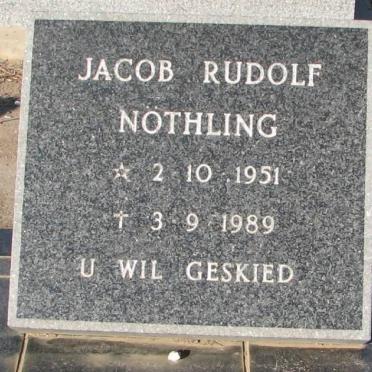 NOTHLING Jacob Rudolf 1951-1989