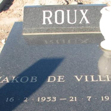 ROUX Jakob De Villiers 1953-1989