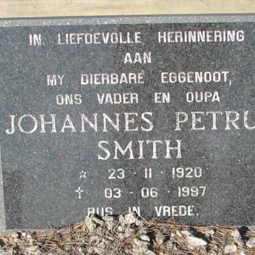 SMITH Johannes Petrus 1920-1997