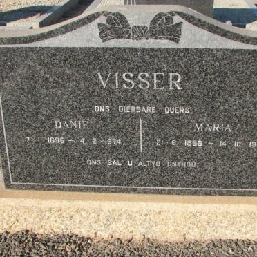 VISSER Danie 1896-1974 &amp; Maria 1898-1973