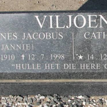 VILJOEN Johannes Jacobus 1910-1998 &amp; Catharina Maria 1917-