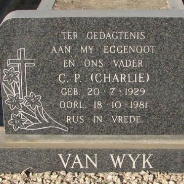 WYK C.P., van 1929-1981