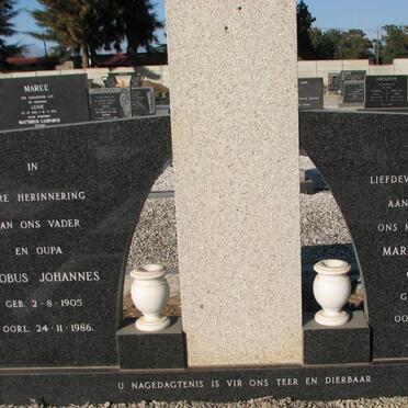 ?? Jacobus Johannes 1905-1986 &amp; Martha Johanna VISSER 1903-1984