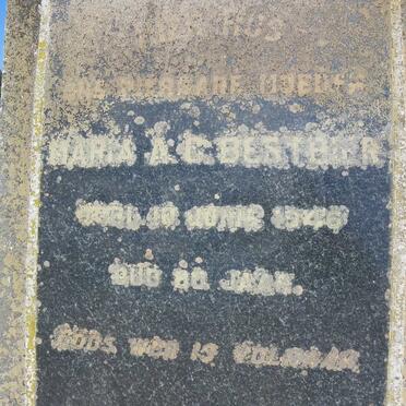 BESTBIER Maria A.C. -1946