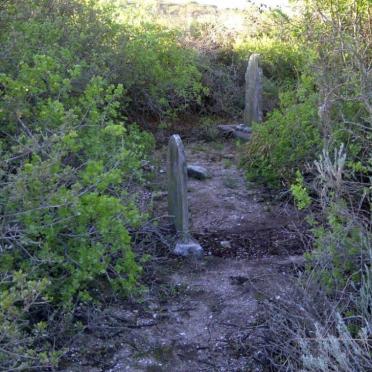 Western Cape, VREDENBURG district, Laingville, St Helena Bay, Elandskloof farm cemetery