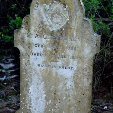 GELDENHUYS Hendrik Albertus Barend 1856-1925 