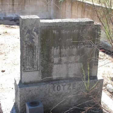 KOTZE Jan Jurgen Lindenberg 1902-1951 