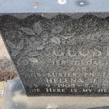 GEUSTYN Helena J.A. 1905-1981