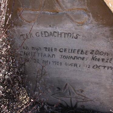 KOETZEE Christiaan Johannes 1901-1914 _2