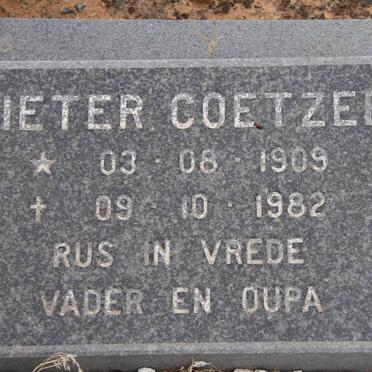 COETZEE Pieter 1909-1982