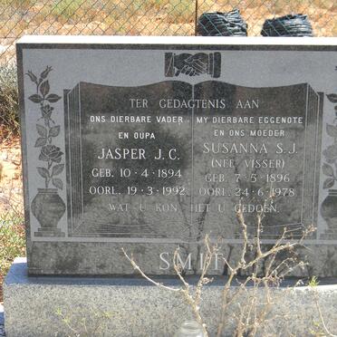 SMIT Jasper J.C. 1894-1992 &amp; Susanna S.J. VISSER 1896-1978