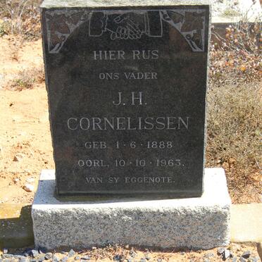 CORNELISSEN J.H. 1888-1963