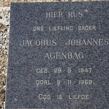 AGENBAG Johannes Jacobus 1947-1969
