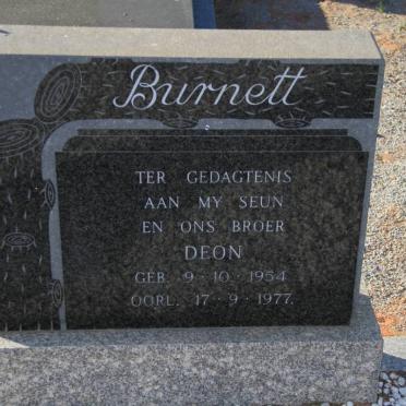 BURNETT Deon 1954-1977