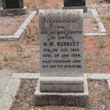 BURNETT M.S. 1920-1958