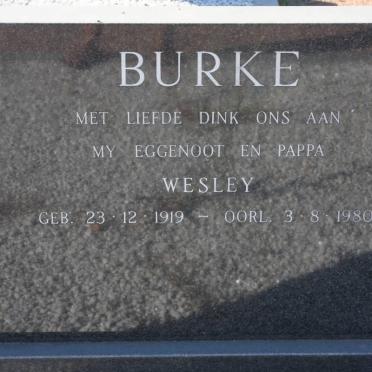 BURKE Wesley 1919-1980
