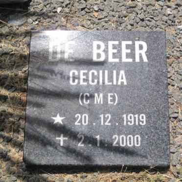 BEER C.H., de 1942-1996 :: DE BEER C.M.C. 1919-2000