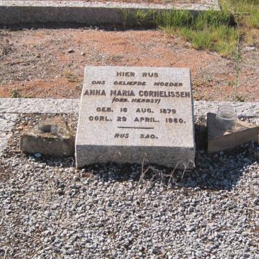 CORNELISSEN Anna Maria nee HERBST 1879-1980