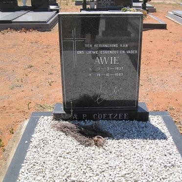 COETZEE A.P. 1937-1987
