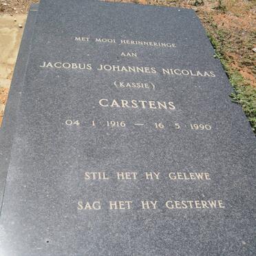 CARSTENS Jacobus Johannes Nicolaas 1916-1990