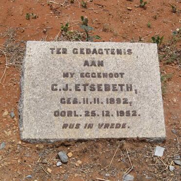 ETSEBETH C.J. 1892-1952