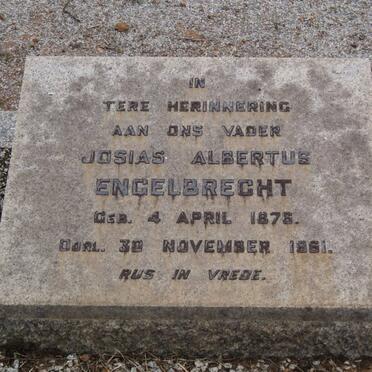 ENGELBRECHT Josias Albertus 1876-1961