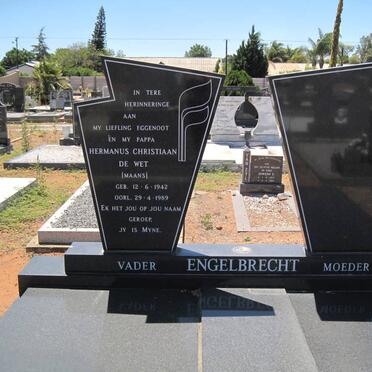 ENGELBRECHT Hermanus Christiaan De Wet 1942-1989