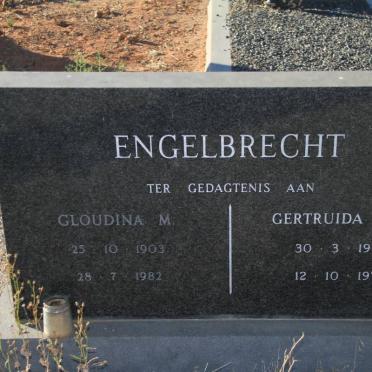 ENGELBRECHT Gloudina M. 1903-1982 :: ENGELBRECHT Gertruida M.C. 1906-1975