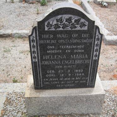 ENGELBRECHT Helena Maria Johanna nee AURET 1893-1965