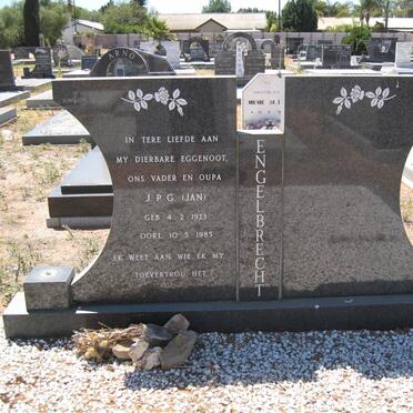 ENGELBRECHT J.P.G. 1923-1985