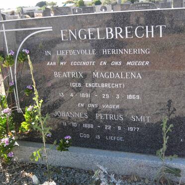 ENGELBRECHT Johannes Petrus Smit 1888-1977 &amp; Beatrix Magdalena ENGELBRECHT 1891-1969