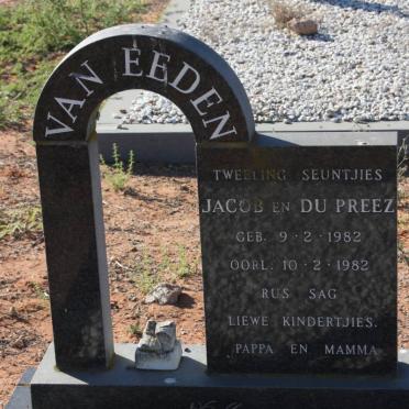 EEDEN Jacob, van 1982-1982 :: VAN EEDEN Du Preez 1982-1982