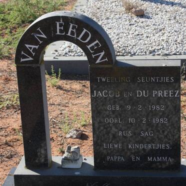 EEDEN Jacob, van 1982-1982 :: VAN EEDEN Du Preez 1982-1982