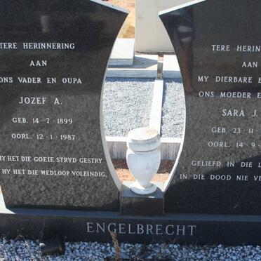 ENGELBRECHT Jozef A. 1899-1987 &amp; Sara J.E. 1907-1982