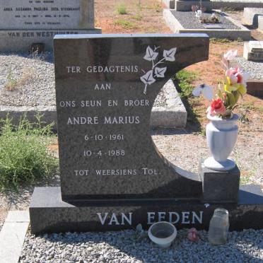 EEDEN Andre Marius, van 1961-1988