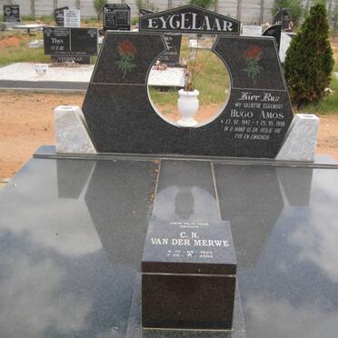 EYGELAAR Hugo Amos 1947-1998 :: VAN DER MERWE C.N. 1923-2002