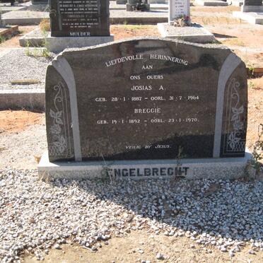 ENGELBRECHT Josias A. 1887-1964 &amp; Breggie 1892-1970