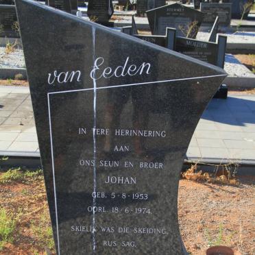 EEDEN Johan, van 1953-1974