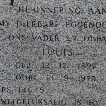 GENIS Louis 1897-1975 &amp; Maaije BRINK 1898-1980