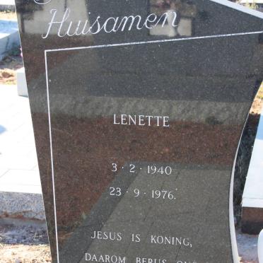 HUISAMEN Lenette 1940-1976