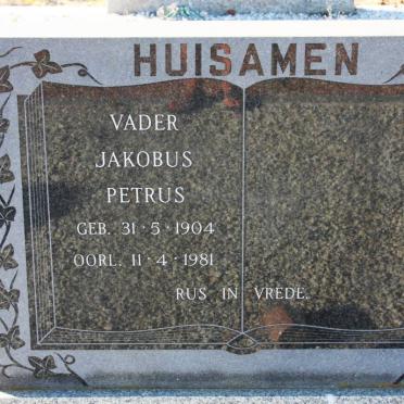 HUISAMEN Jakobus Petrus 1904-1981